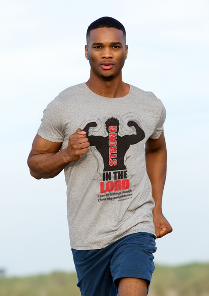 Strong In The Lord Christian Workout T-shirt