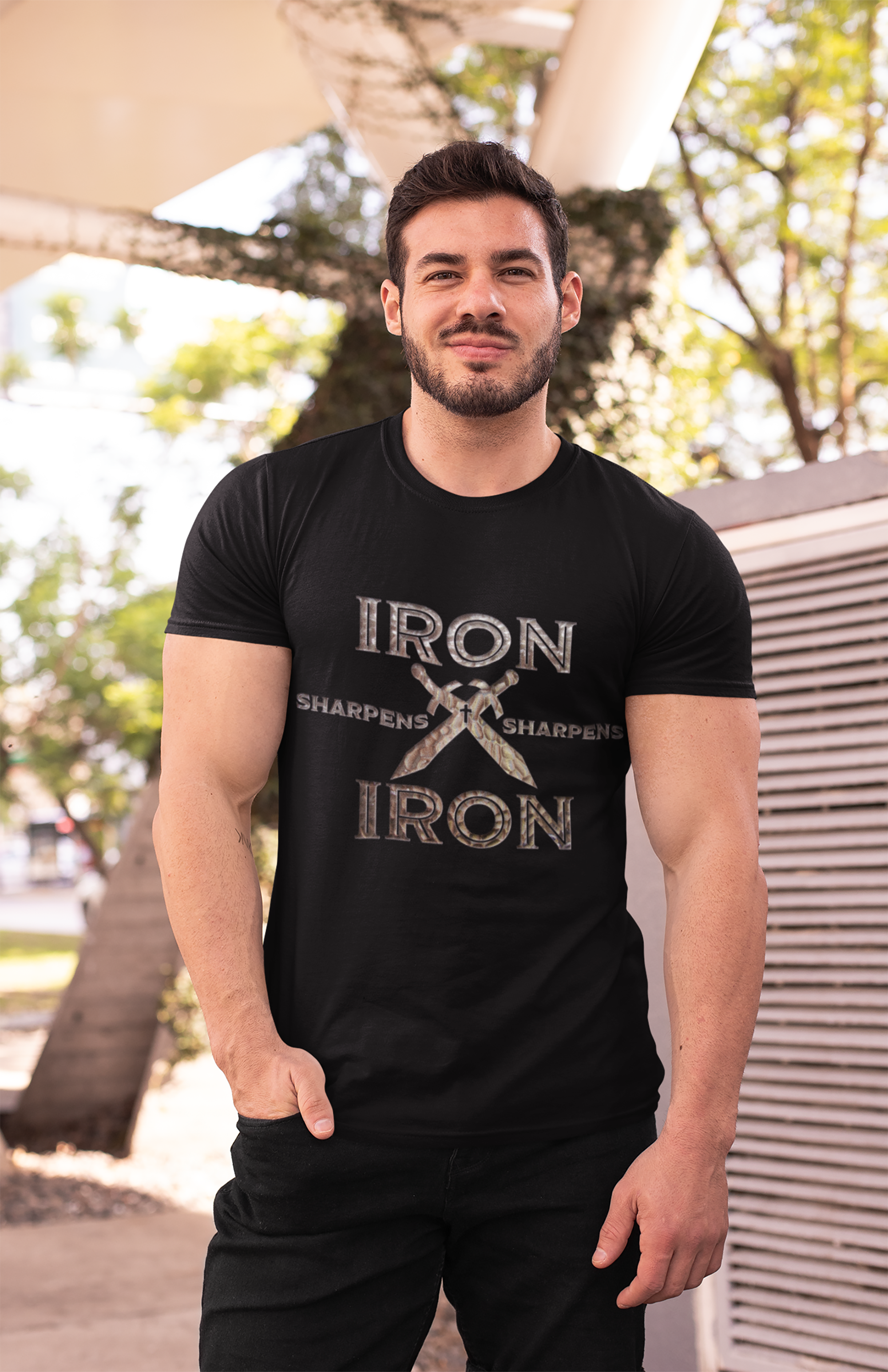Iron Sharpens Iron Inspirational T-shirt
